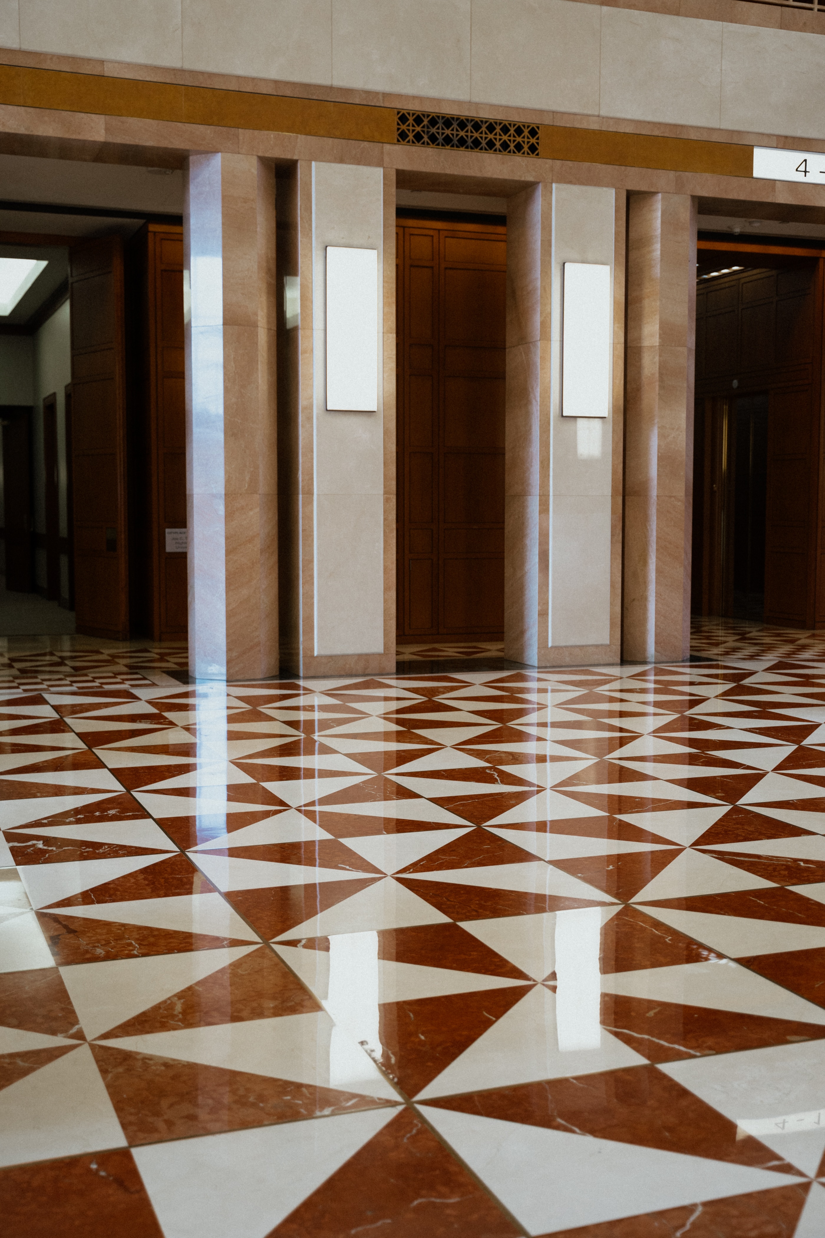 Urban Stone Care specialist restoring a natural stone floor