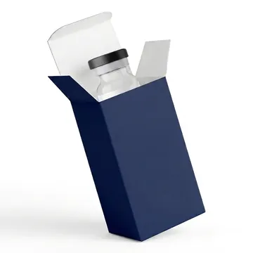 Navy blue unit box
