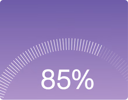 85%