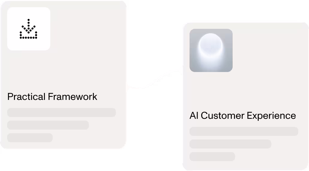 Praktisches Framework mit KI-gestützter Kundenerfahrung