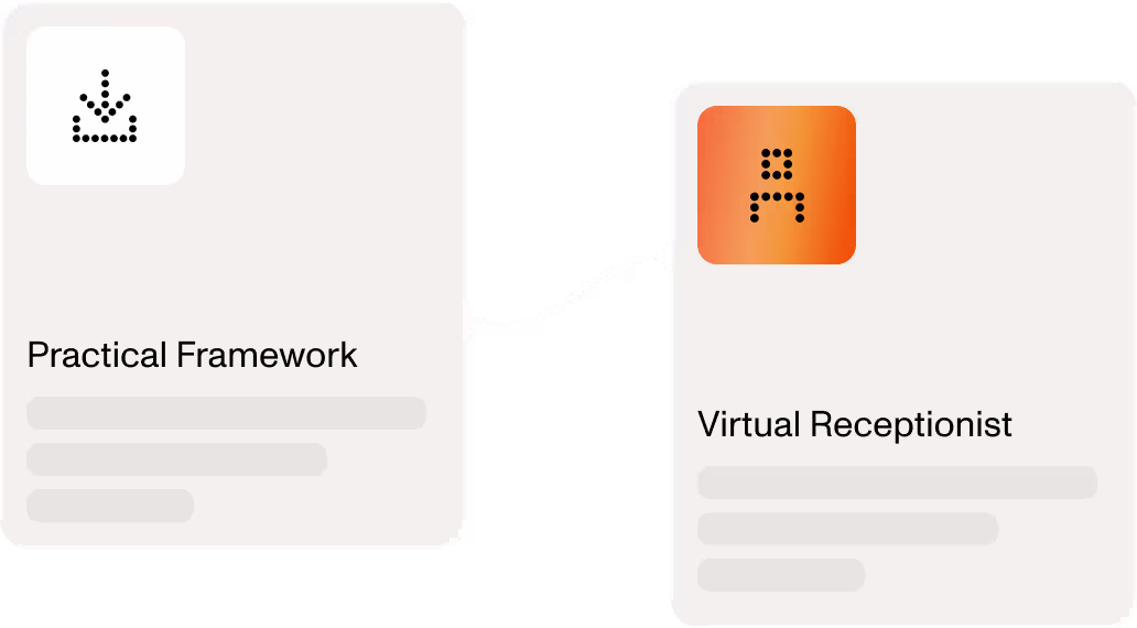 Praktisches Framework für virtuelle Rezeptionsdienste