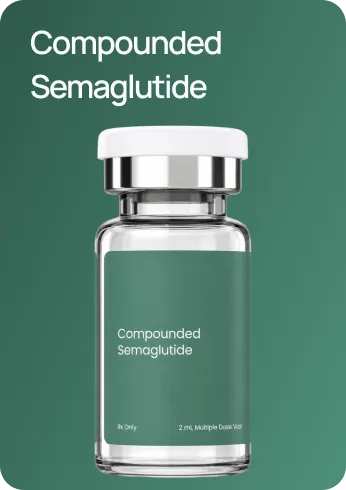 a bottle of compounded semaglutide