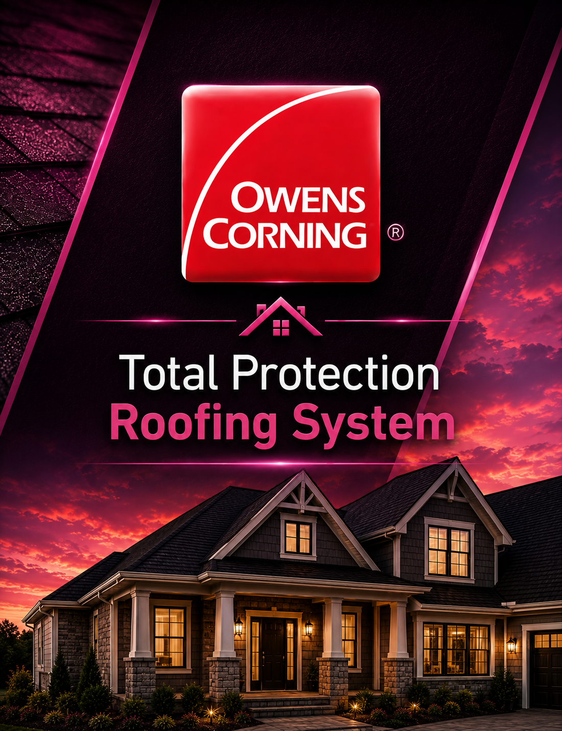 Owens Corning roofing installed by Legacy Exteriors — Total Protection Roofing System