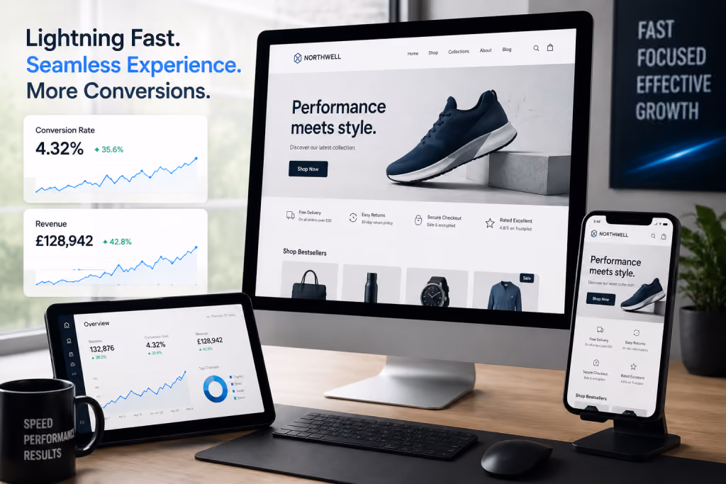 increase online sales with fast website performance