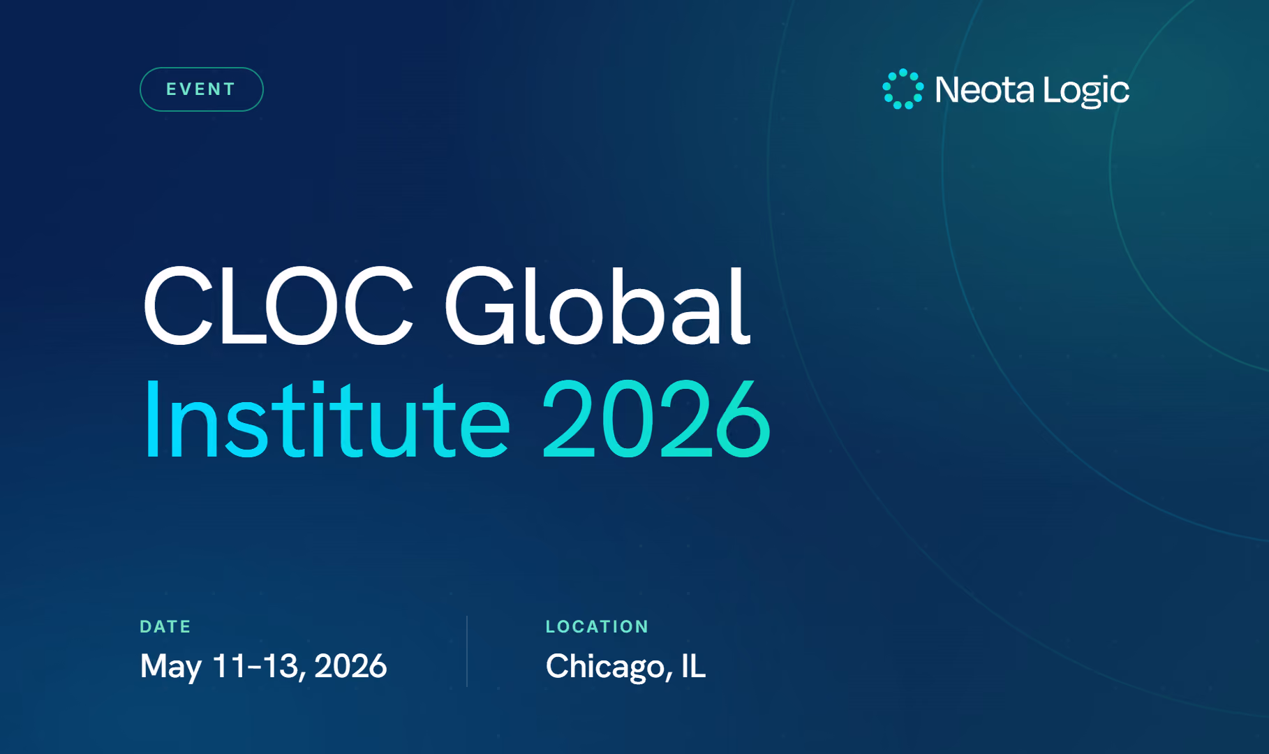 Neota Logic at CLOC Global Institute 2026