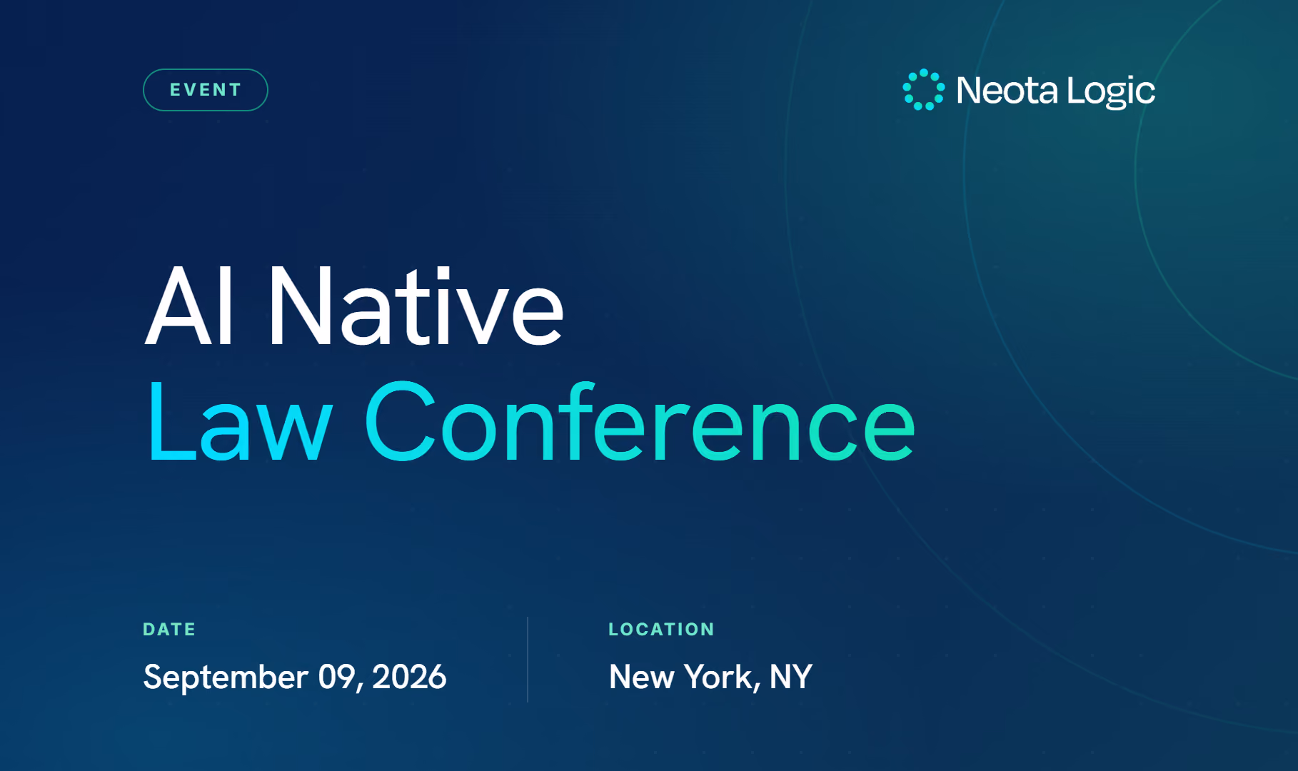 Neota Logic at AI Native Law Conference, New York City