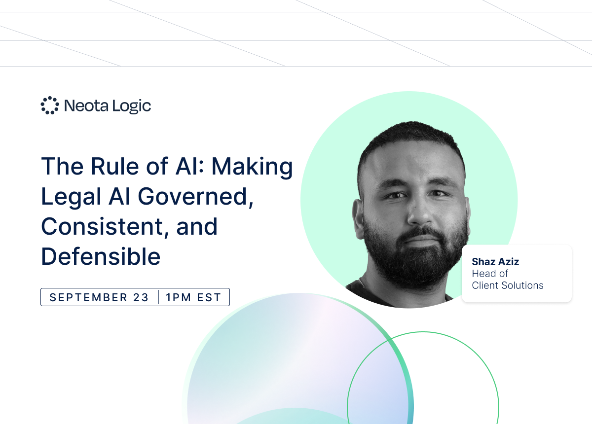The Rule of AI: Making Legal AI Governed, Consistent, and Defensible