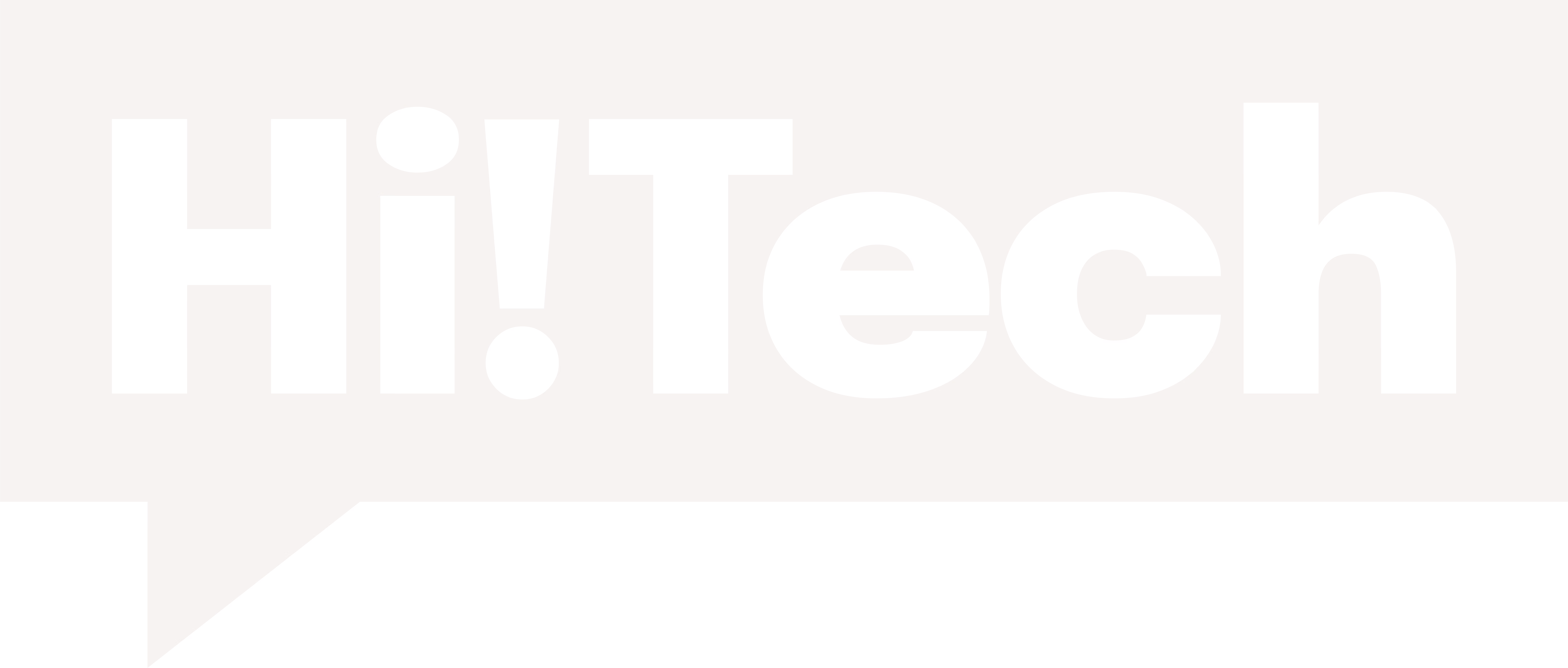 Logo Hi! Technologies en forme de bulle de dialogue