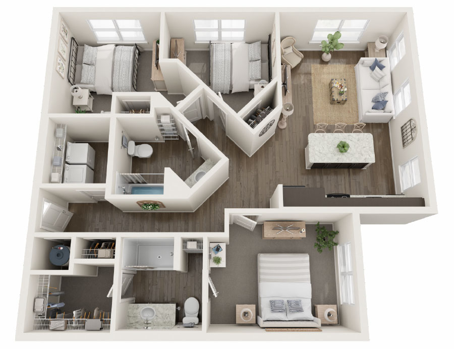 C1 floor plan layout 