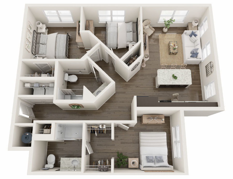 C1 HC floor plan layout 