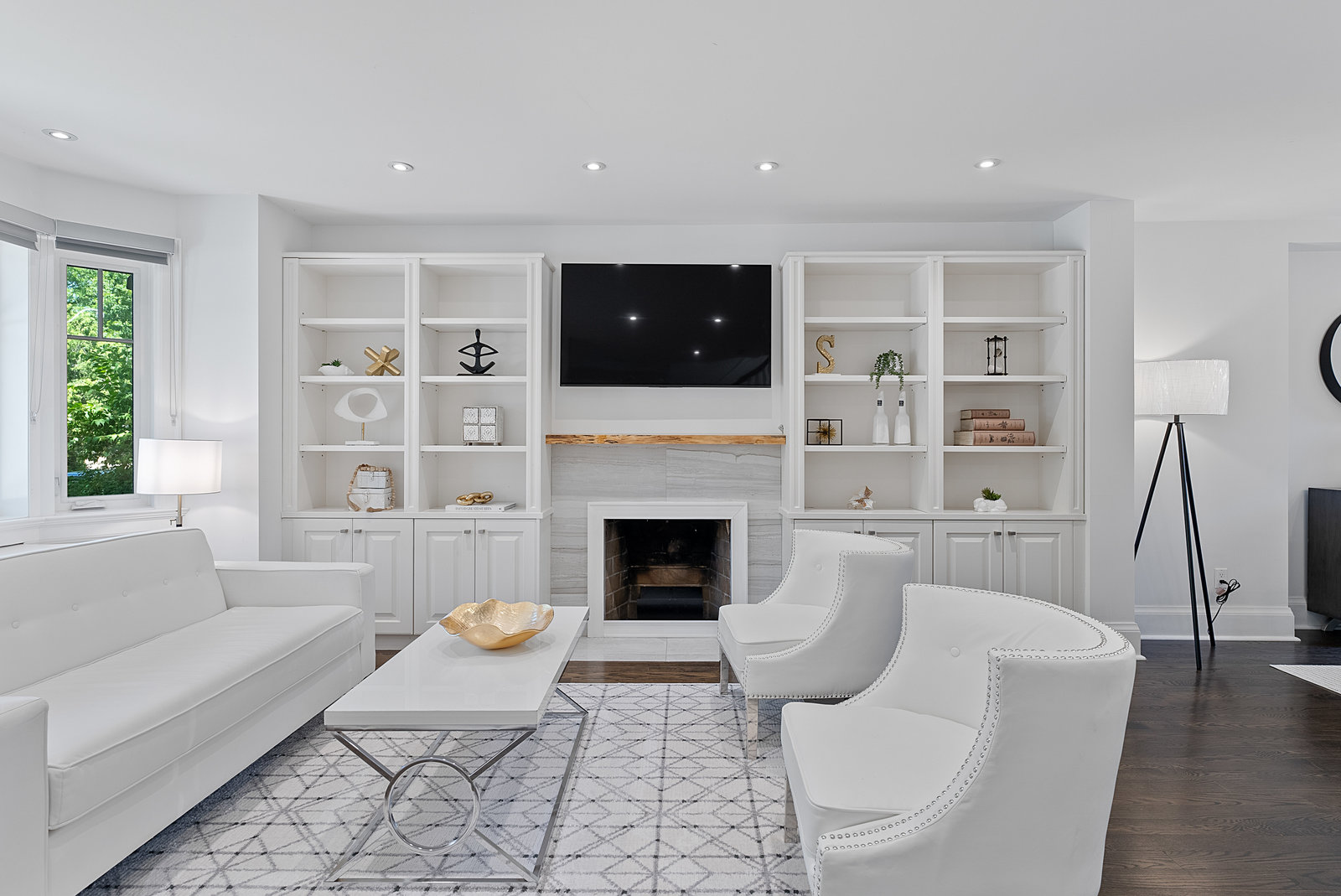Bright living room in a Toronto-area home