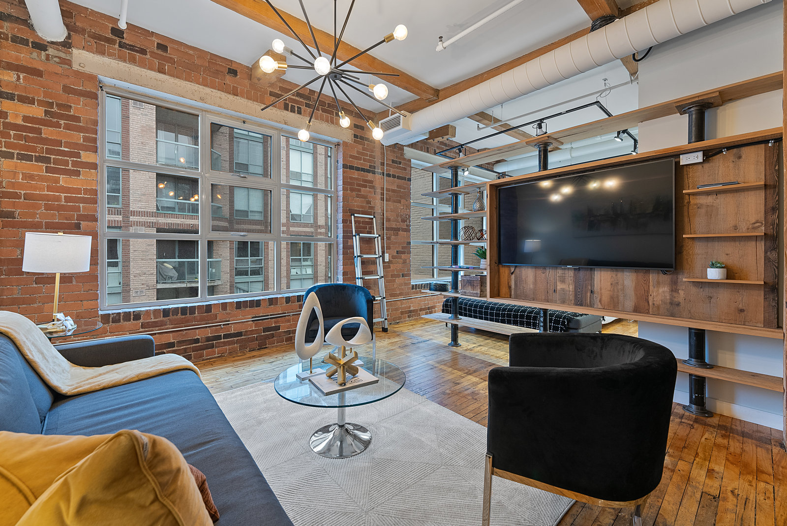 Downtown Toronto loft interior, a recent Ali Khalil listing