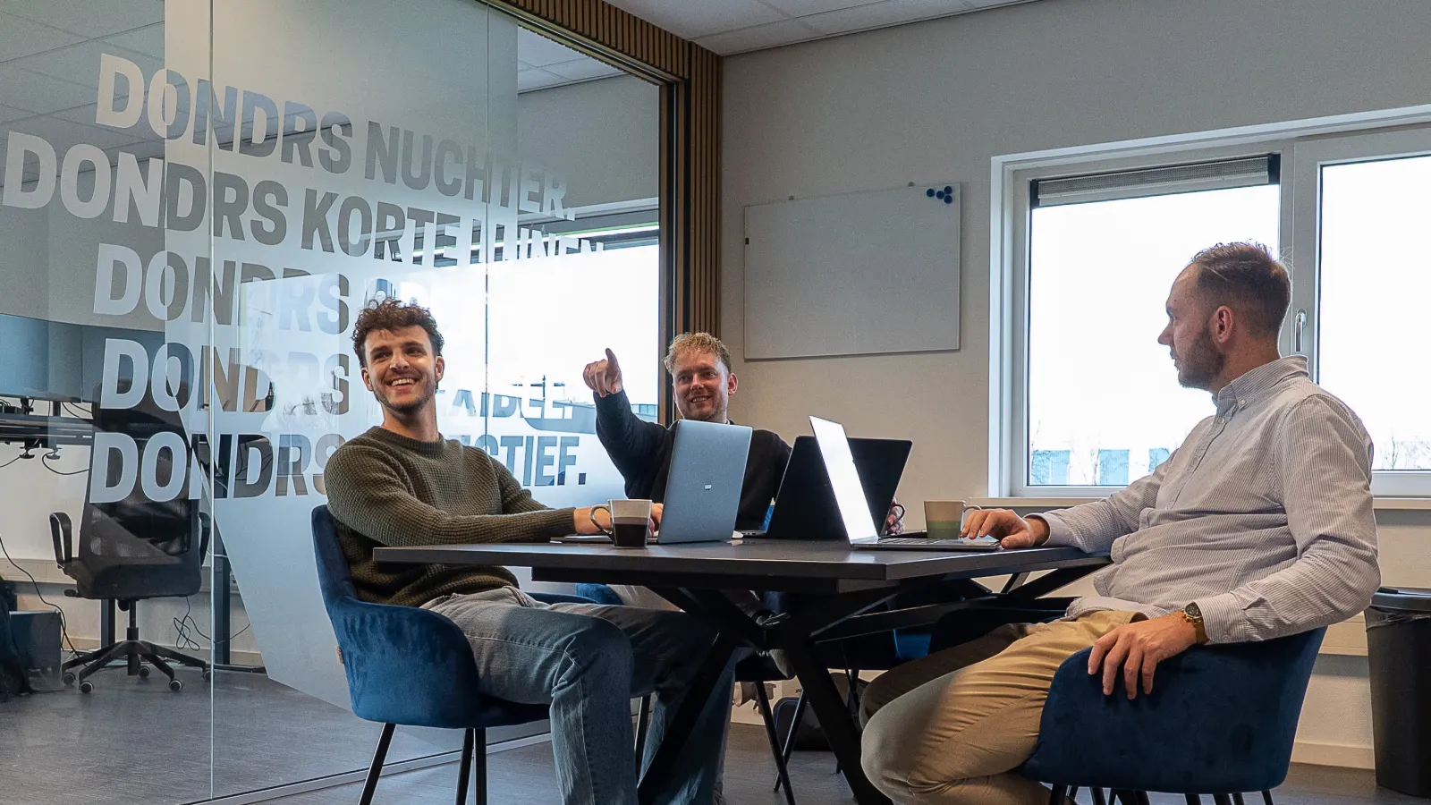 Team DONDRS aan het werk