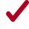 A checkmark inside a square box indicating a selected option.