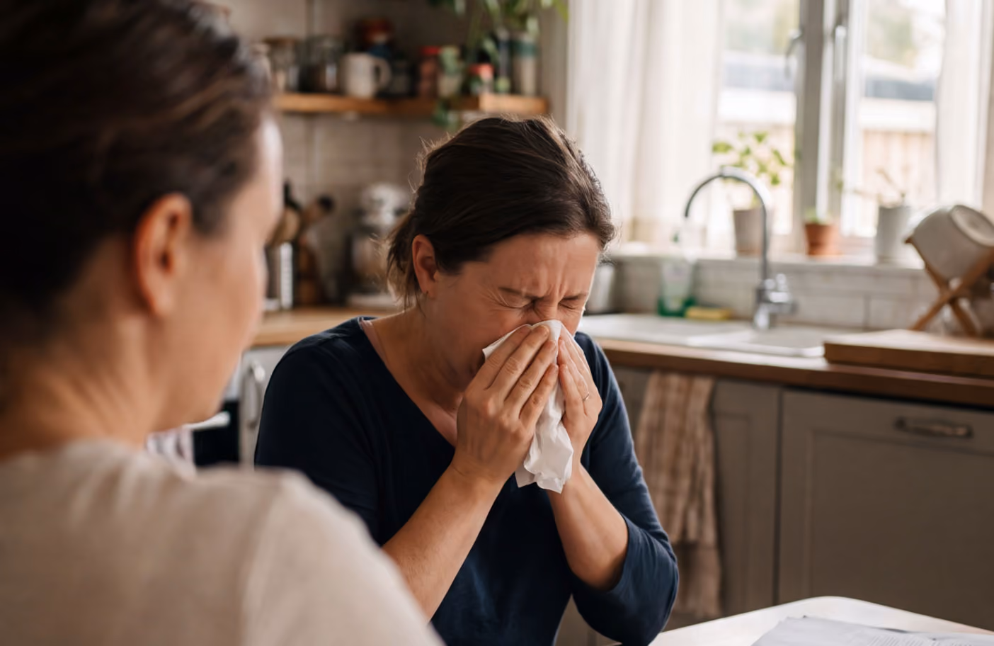 woman experiencing dizzy symptoms