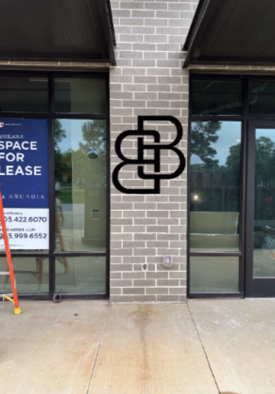 B&B Sinus & Allergy logo on the exterior of the upcoming Huntsville location