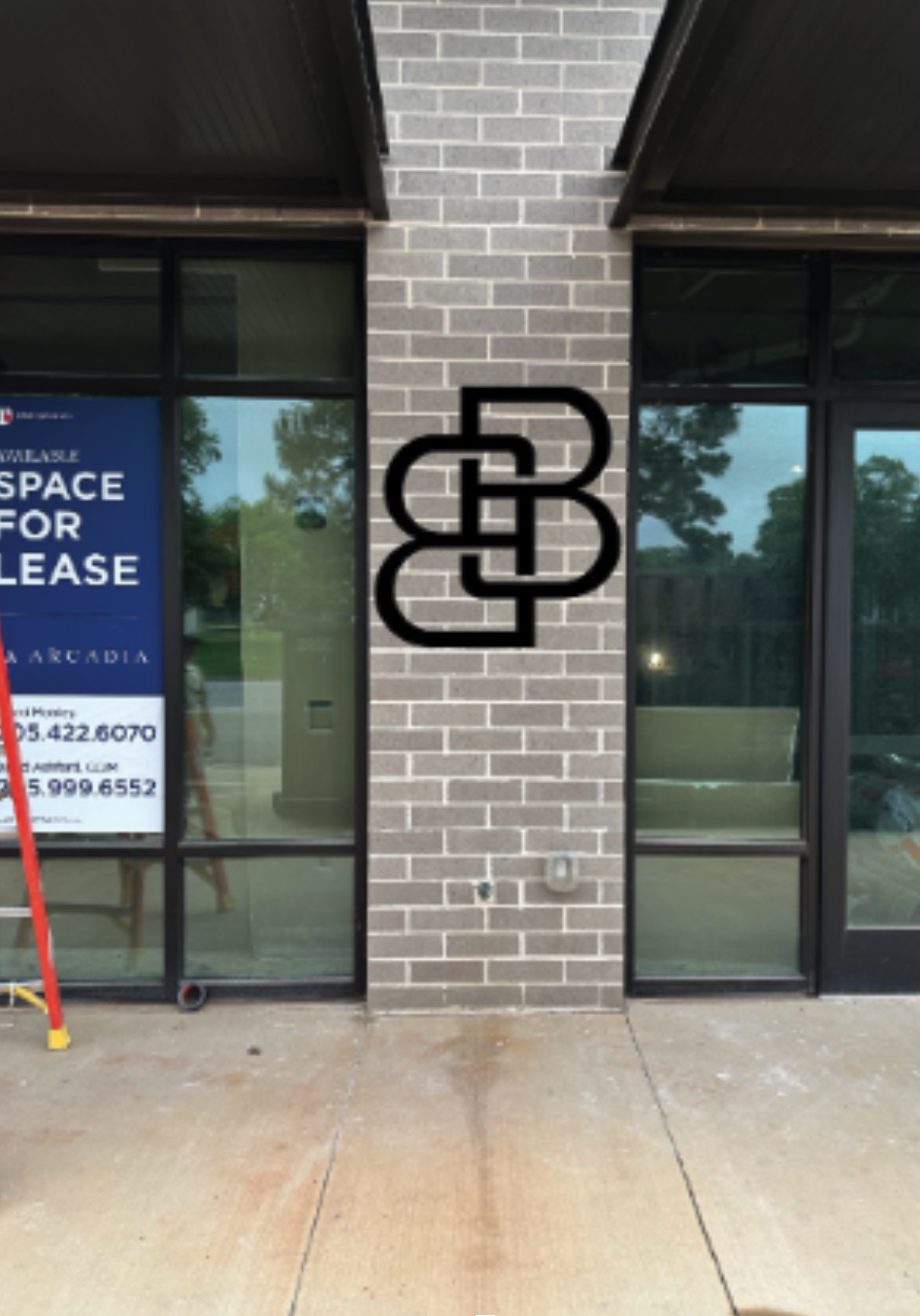 B&B Sinus & Allergy logo on the exterior of the upcoming Huntsville location