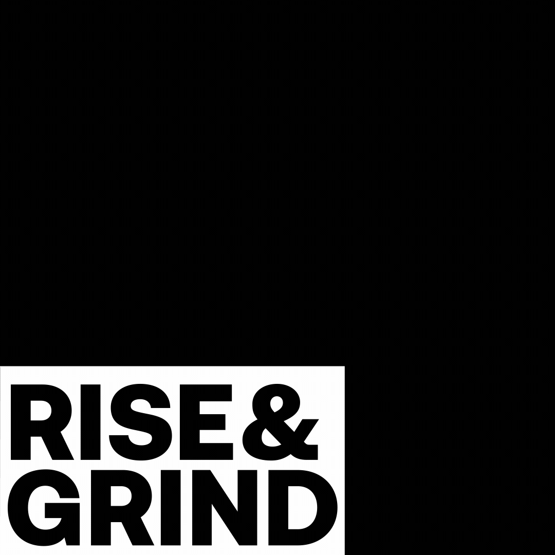 Rise and Grind, OKX social typography GIF