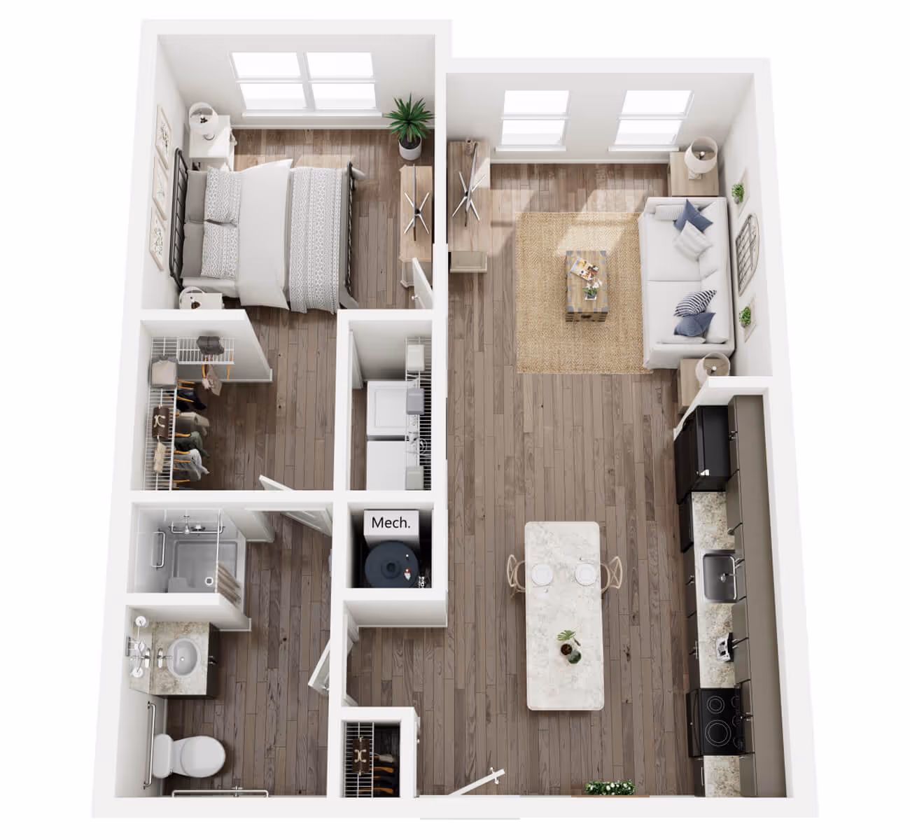 A1 HC floor plan layout