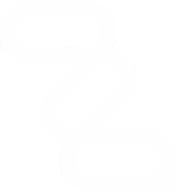 White chain link icon on transparent background.