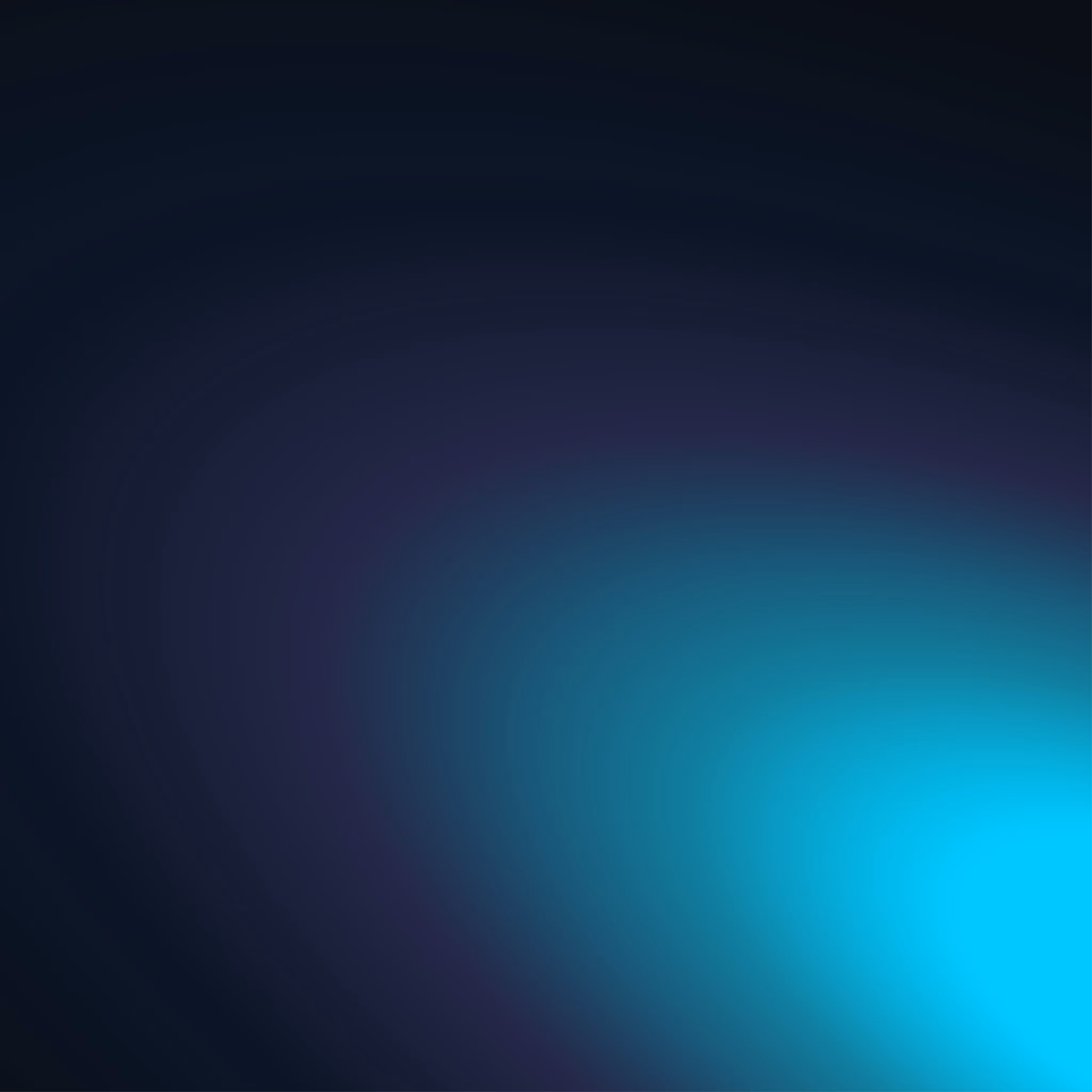 Abstract gradient background blending dark blue and bright cyan colors.