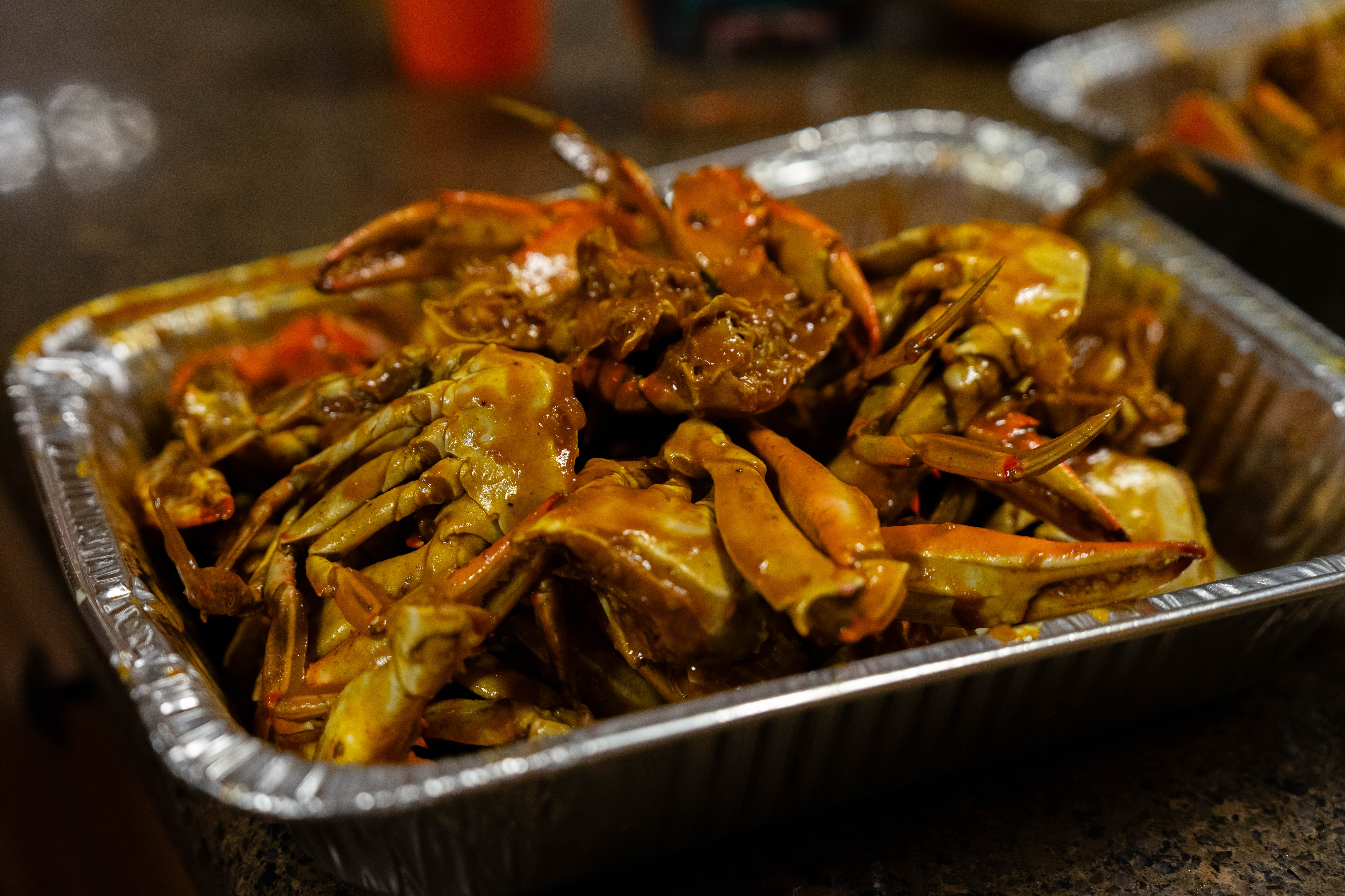 Grilled Crabs with Slap Ya Mama