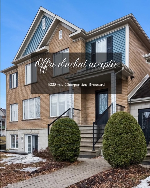 OFFRE D'ACHAT ACCEPTÉE — Félicitations !