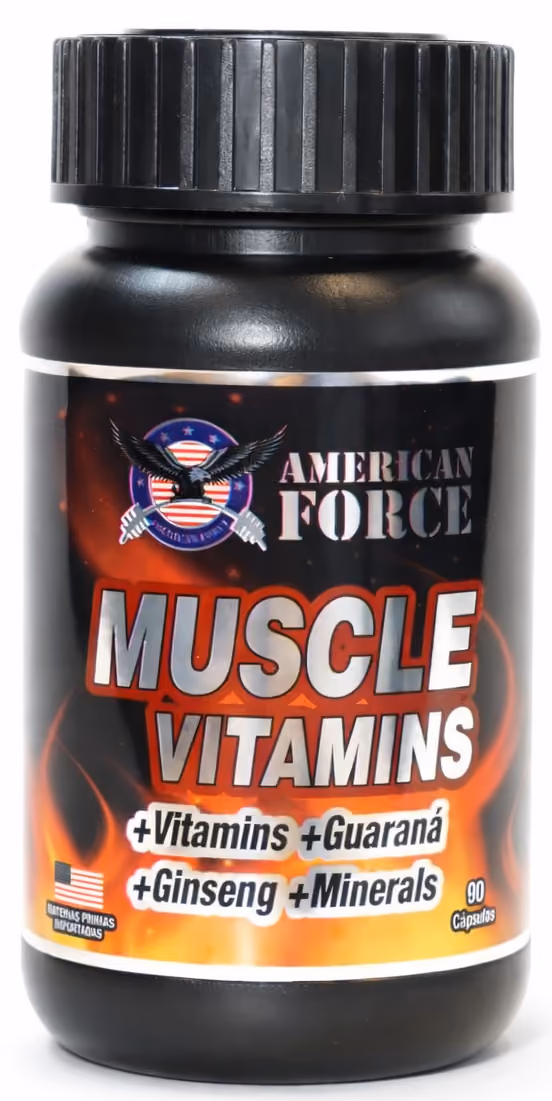 Pote de "muscle Vitamins" de American Force