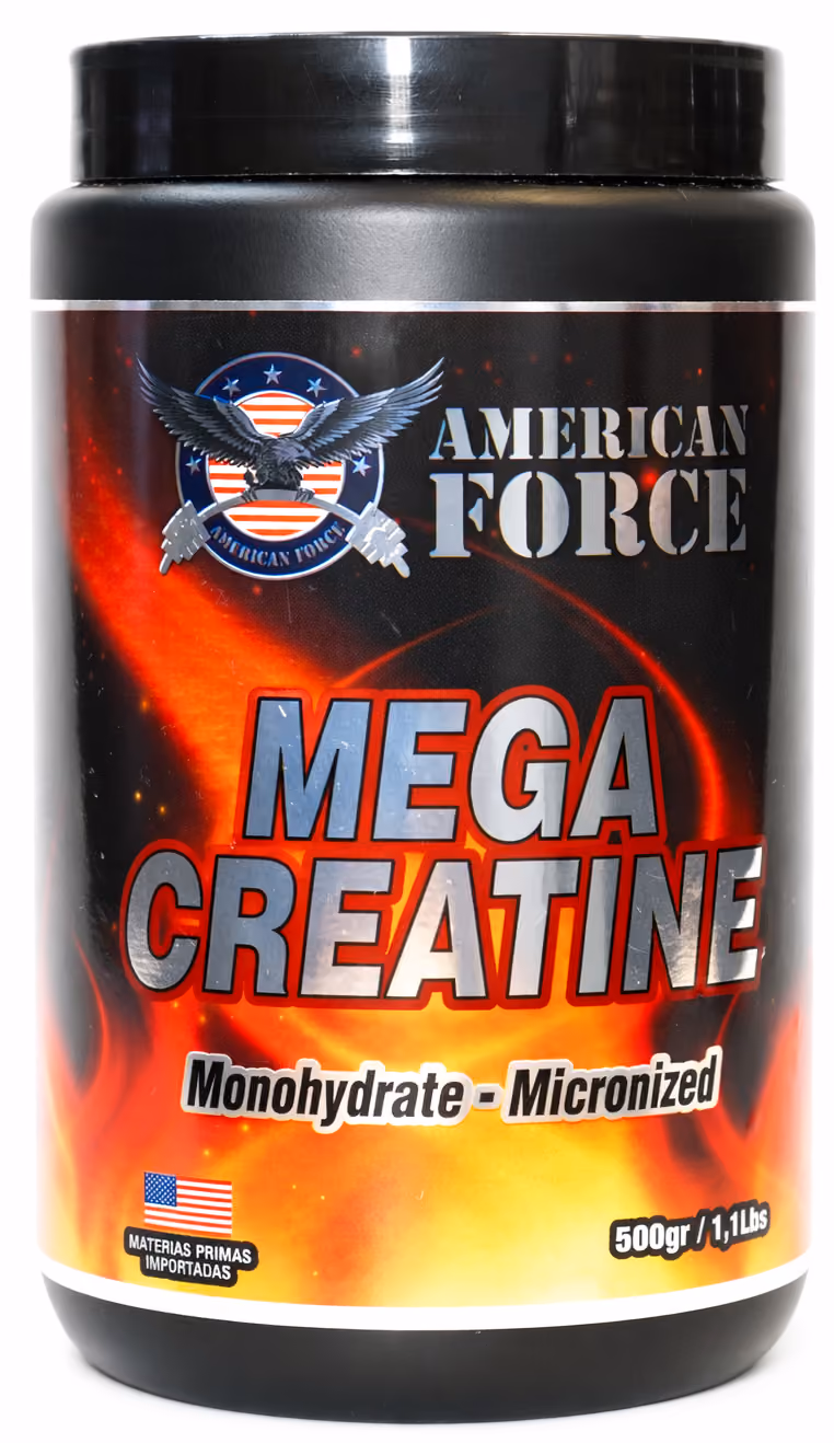 Pote de Mega Creatina  de 500 gramos de American Force