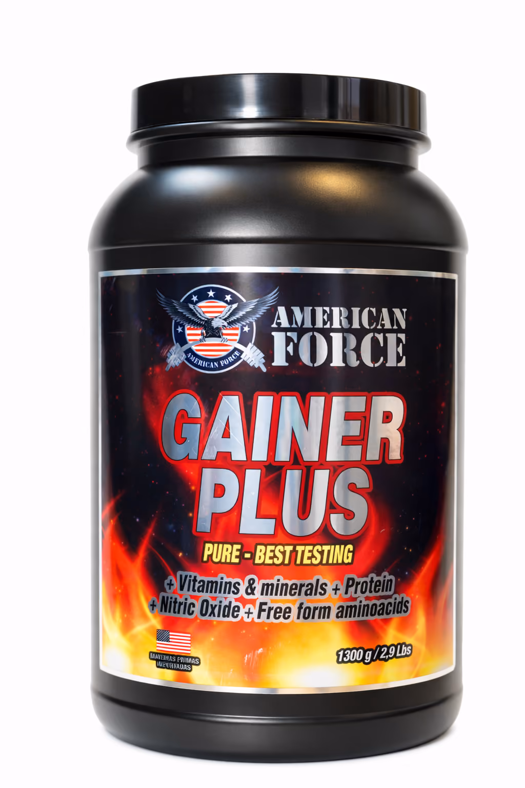 Pote de un kilo de Proteina de American Force "Super Whey Portein"