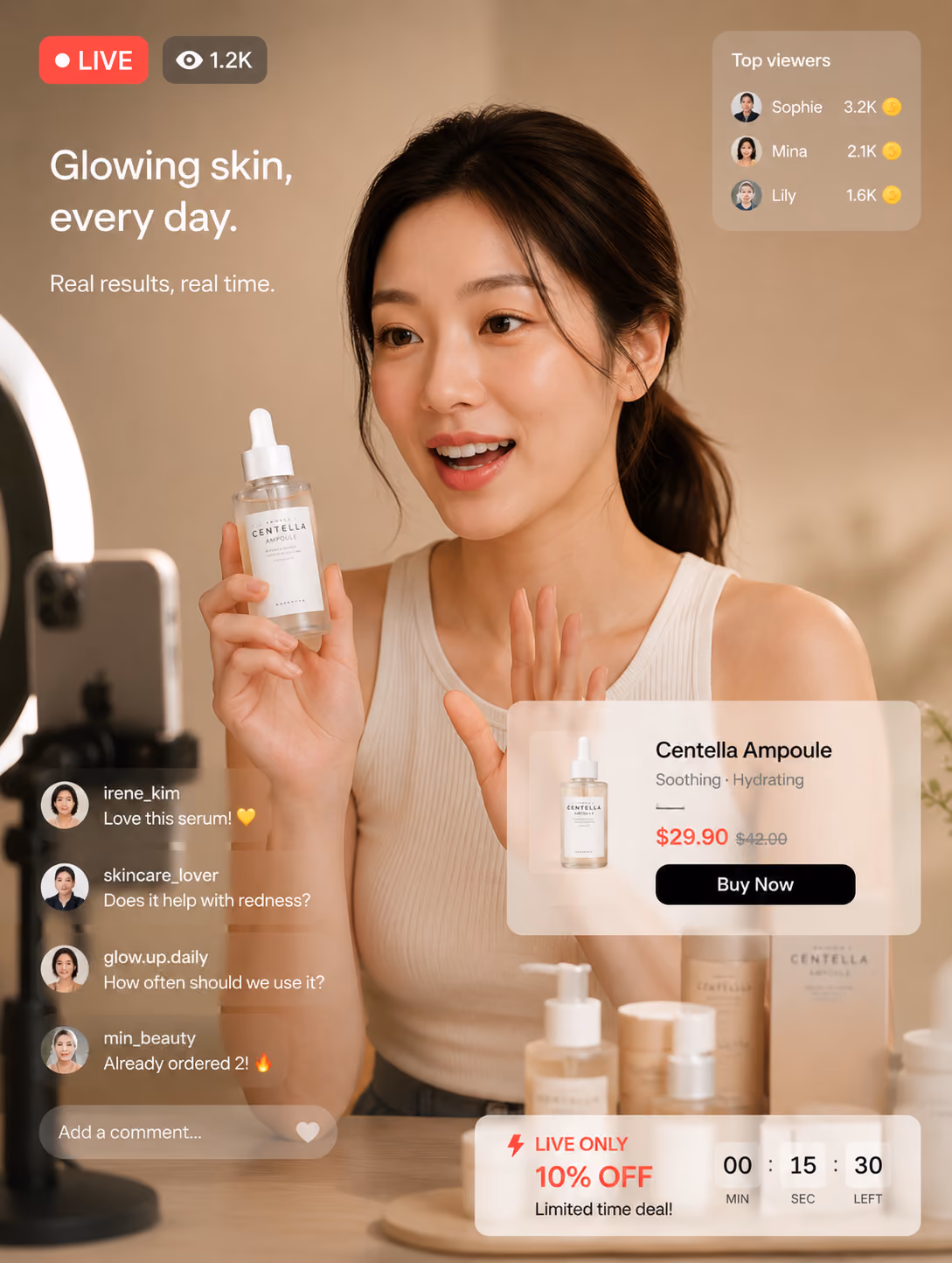 Creator partnership campaign driving commerce growth