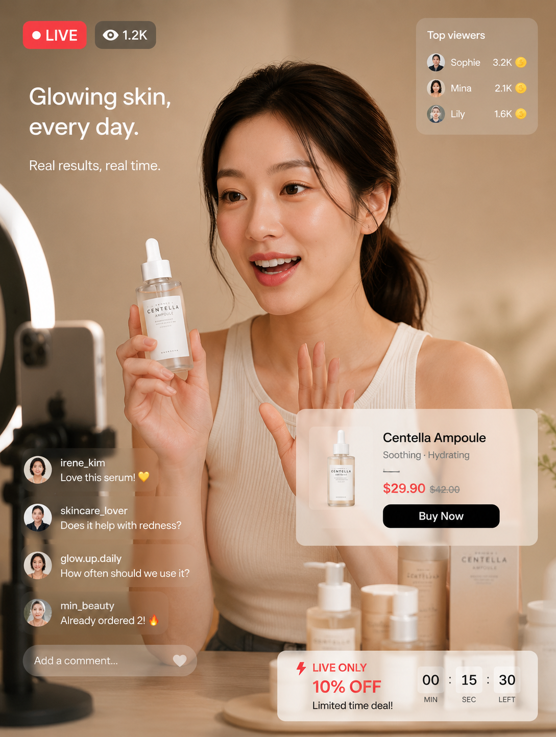 Creator partnership campaign driving commerce growth