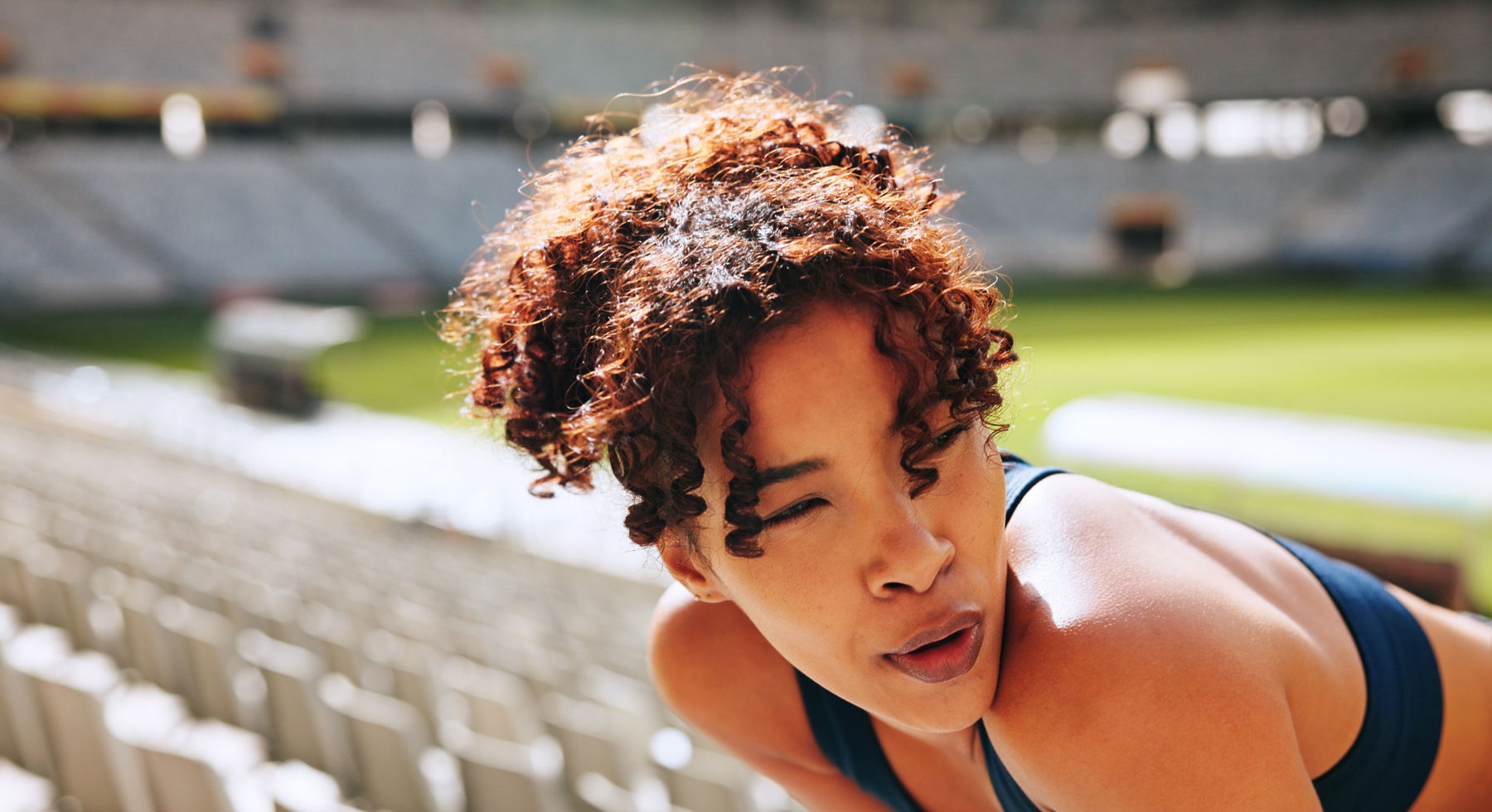 Performing artist rehearsing