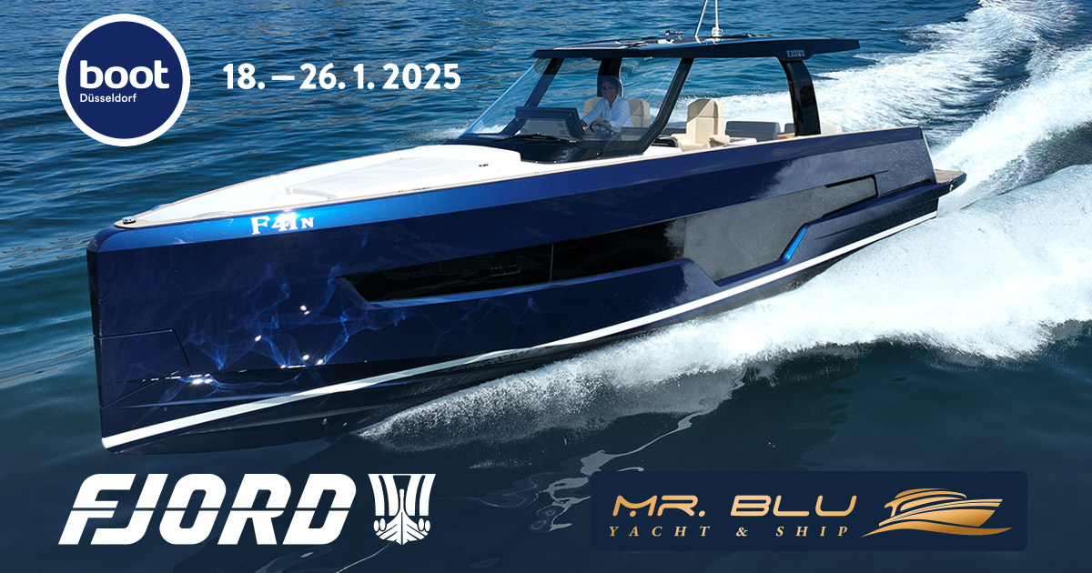 Mr. Blu Yacht & Ship al Boot Düsseldorf 2025: Scopri il Fjord 41 XL