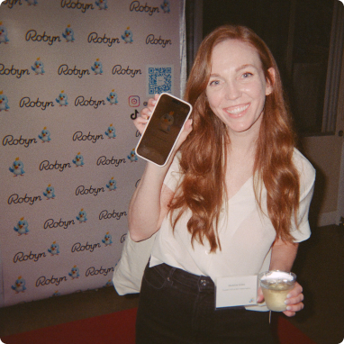 Guest at the Robyn launch party