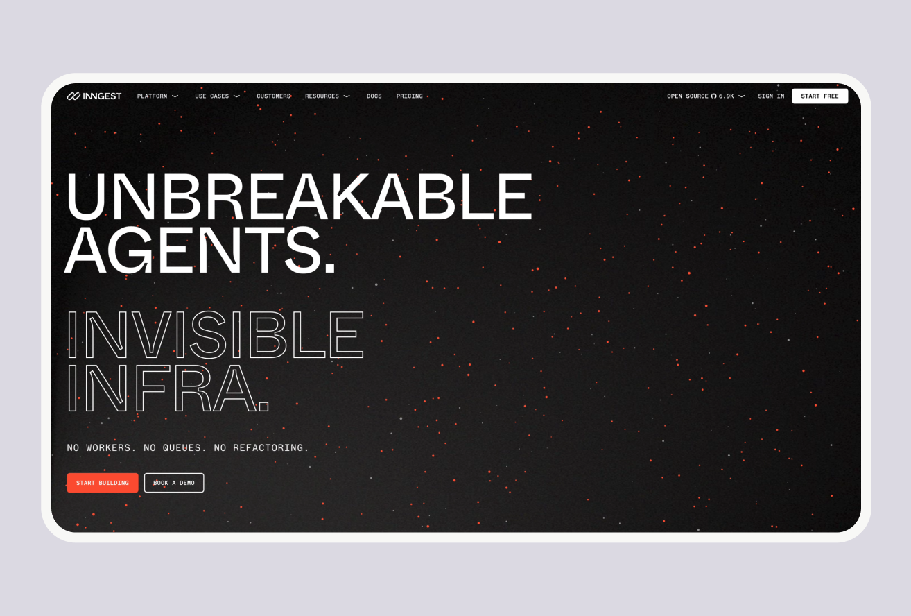 Inngest website preview