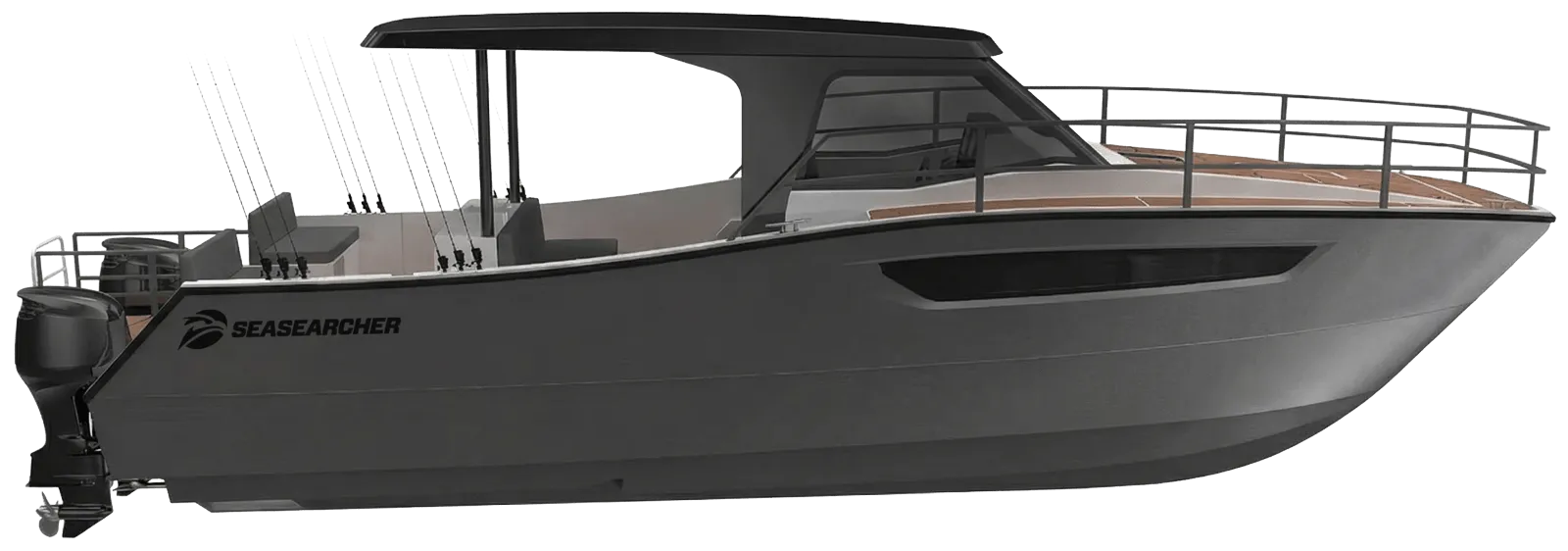 35 foot seasearcher boat side profile