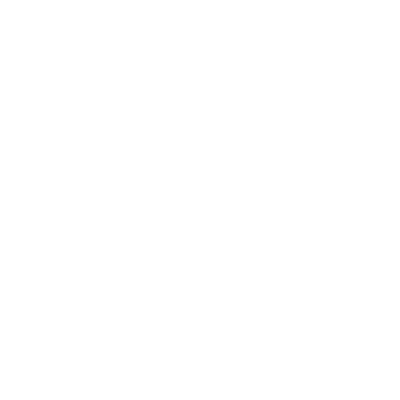 Black and white pixelated circular pattern with symmetrical abstract shapes inside.