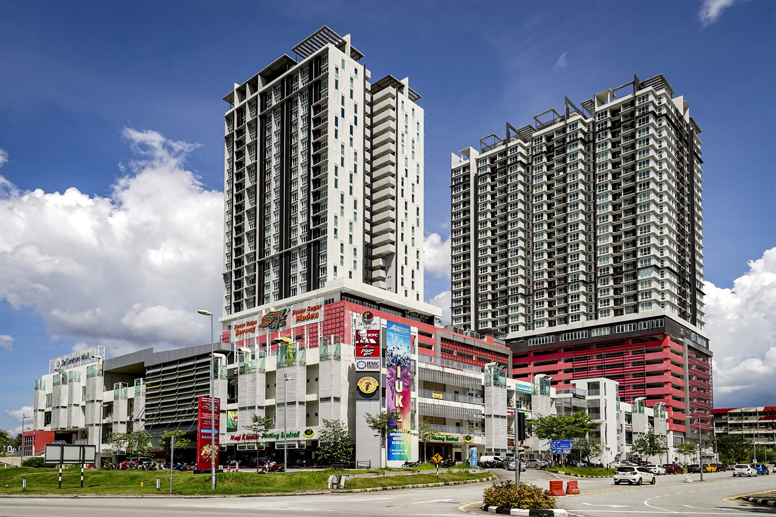 High-rise development under a clear sky, placeholder image