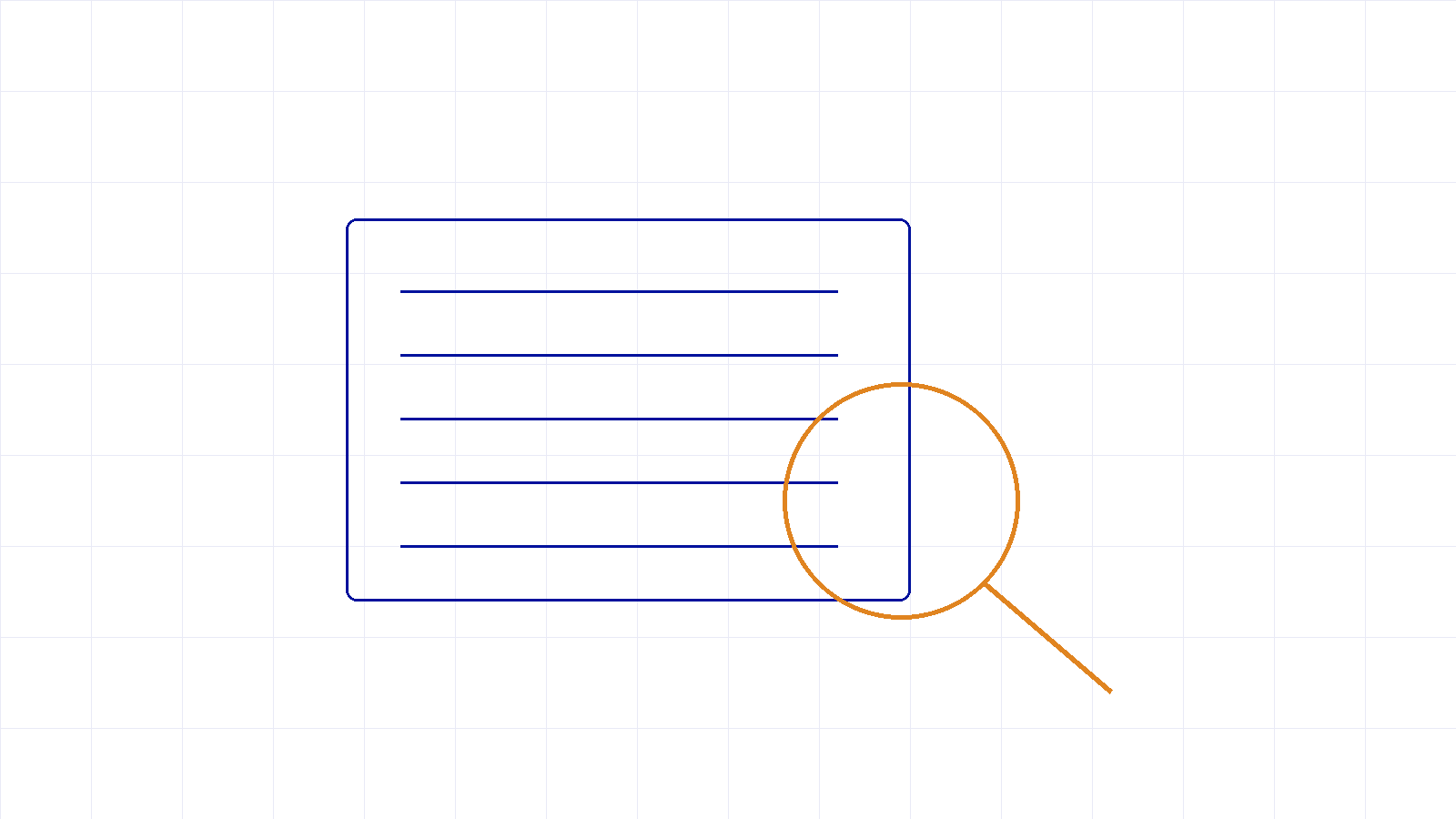 An amber magnifier over generated code
