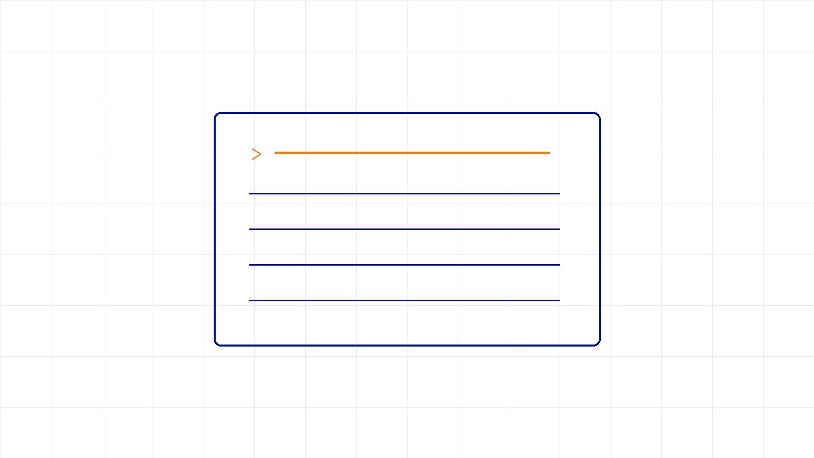 A document whose first line is an amber prompt