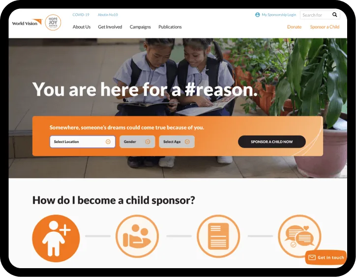 World Vision Child Sponsorship