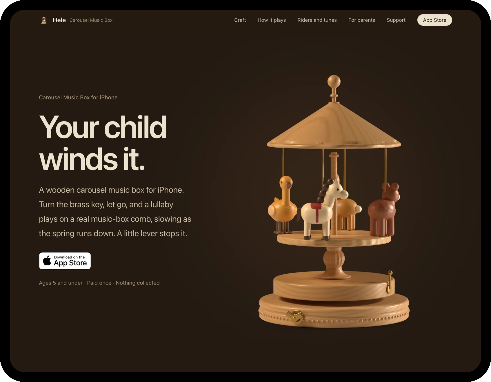 Hele: Carousel Music Box
