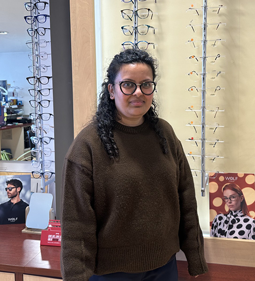 Nancy, dispensing optician at David Hillel Optometrist