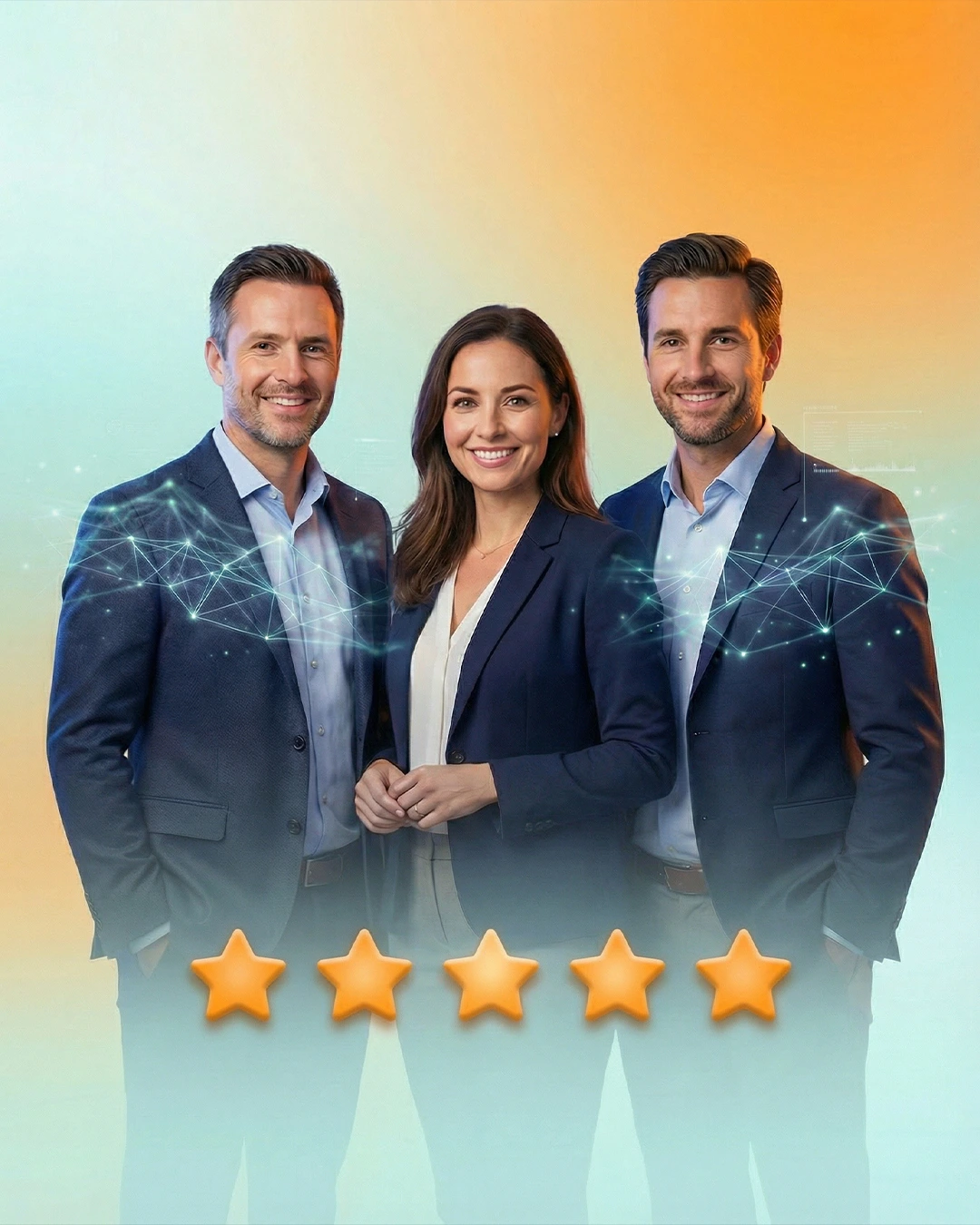 SalesDuo Amazon SEO team with a five-star rating
