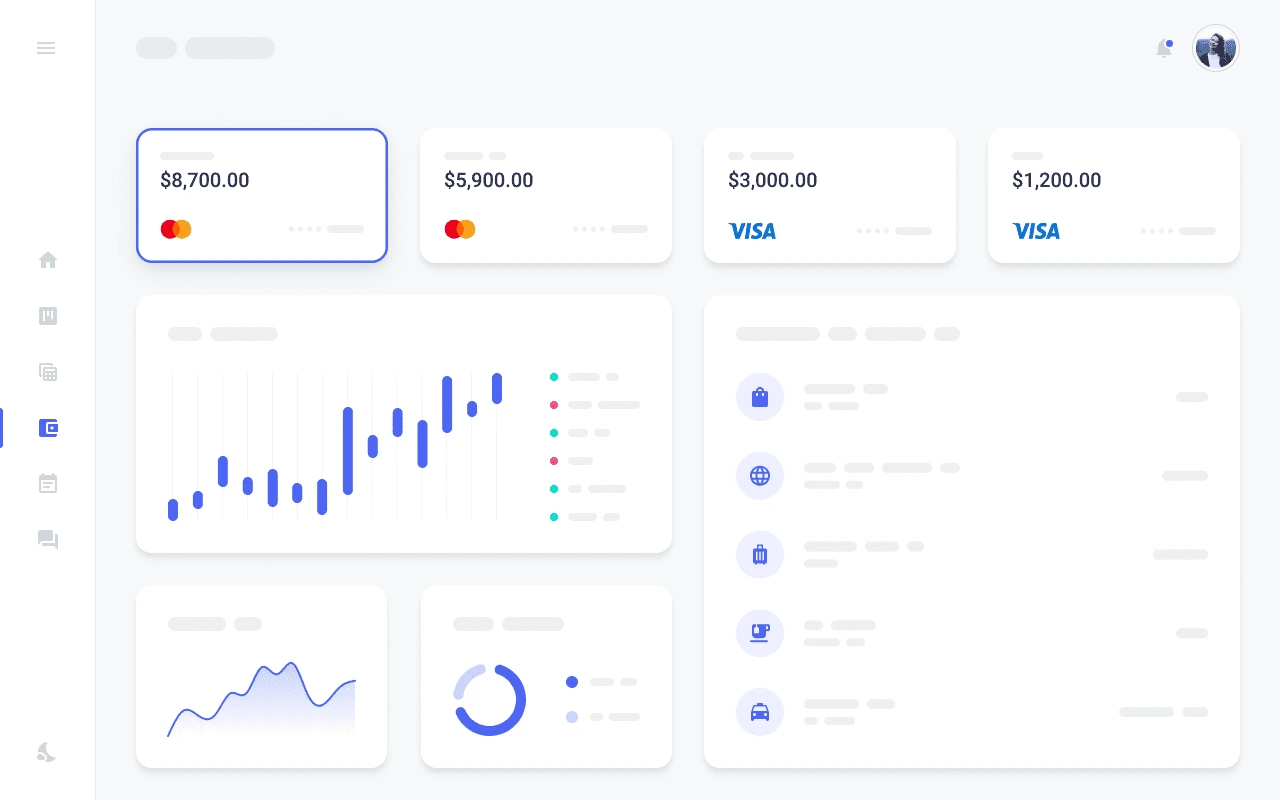 SEO dashboard revenue and spend view