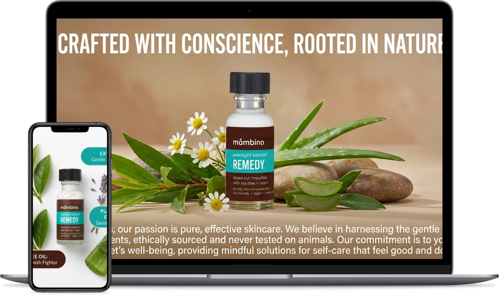 Amazon A+ and mobile listing images created with the SalesDuo AI Creative Tool