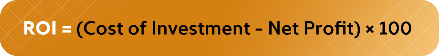 Calculate your ROI