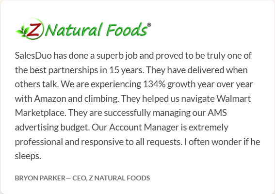 Amazon account management success story