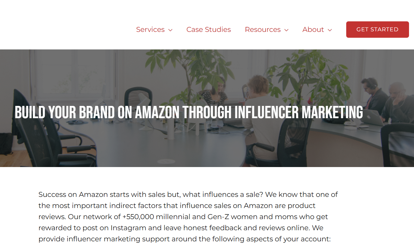 Influencer Marketing services for Amazon at Bellavix